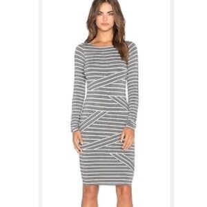 Striped Gray Dress